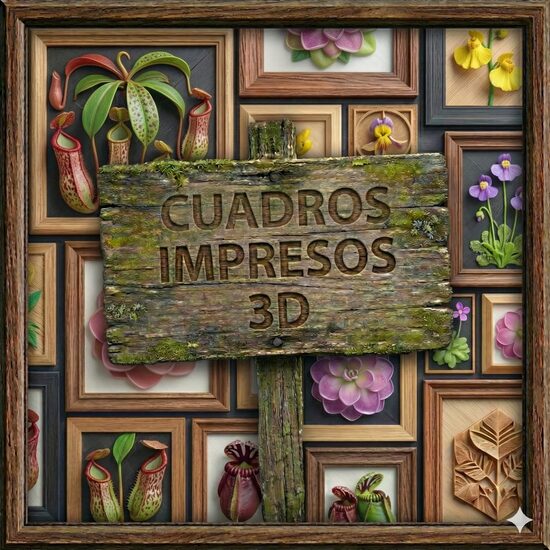 Cuadros impresos 3D FDM